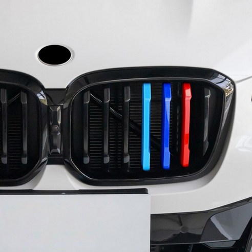 BMW X3 LCI G01 후기형 2022~ 키드니 그릴 삼색 몰딩 클립 커버, W13, 1개