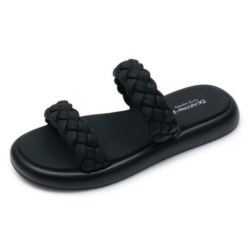 베어파우(BEARPAW) LOTTIE 가죽 쿠션 슬리퍼 K2673001QB-W