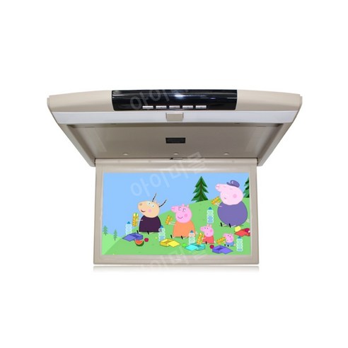 17인치 TV 자동차 천장 모니터 티비 카니발 캠핑카 모니터, 15인치 회색 MP5+HDMI+휴대폰 스크린