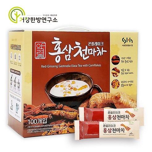 [서울한방협동조합] 약령 콘플레이크 홍삼천마차 100포, 1개, 20g, 100개입