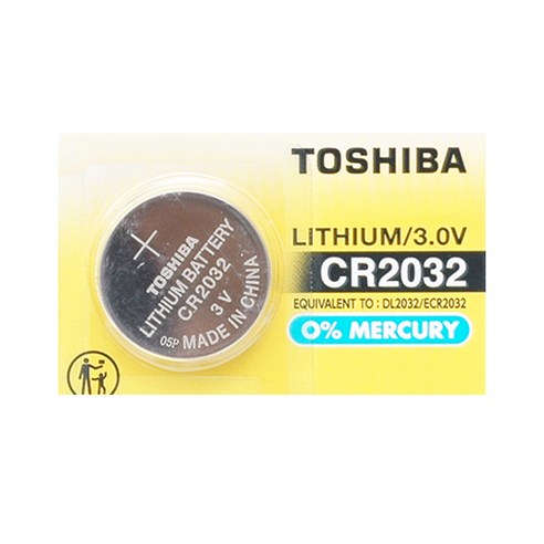 도시바 CR2032 리튬전지 - DL2032/ECR2032/KCR2032/BR2032/SB-T51 동일품 - 버튼셀/코인전지