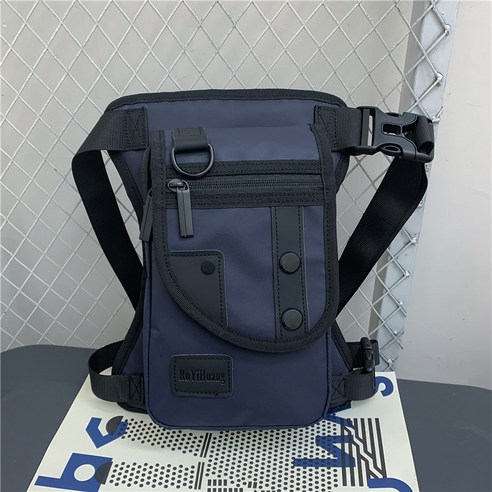 오토바이 레그백 힙색 멀티 가방, 블랙