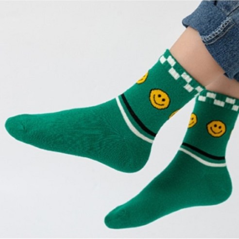 사랑스러운 발걸음을 위한 선택, 어반바스켓 스마일 체크 양말 세트!