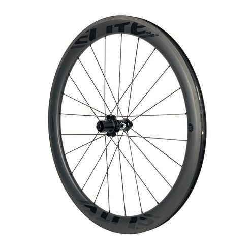 카본휠셋 디스크휠 자전거휠 삼발이 휠 elitewheels 700c 도로 자전거 탄소, 50mm 깊이 29mm, 클린처 튜브리스, 흰색 데칼