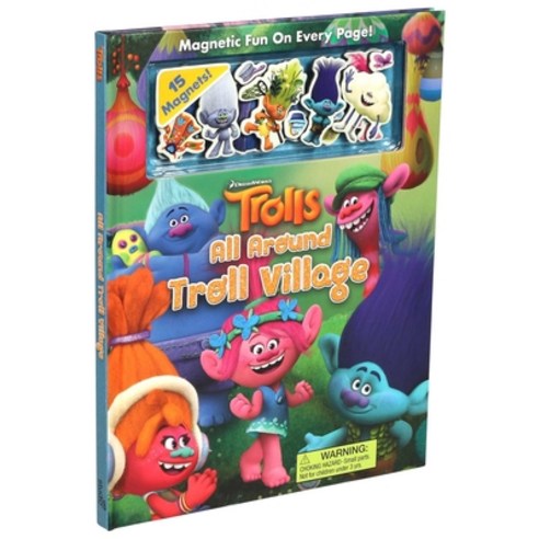 (영문도서) DreamWorks Trolls: All Around Troll Village Hardcover, Studio Fun International, English, 9780794440398