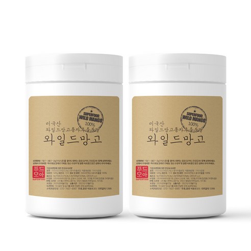 헬스앤푸드 100% 미국산 와일드망고 씨앗 분말 가루 500g, 1개