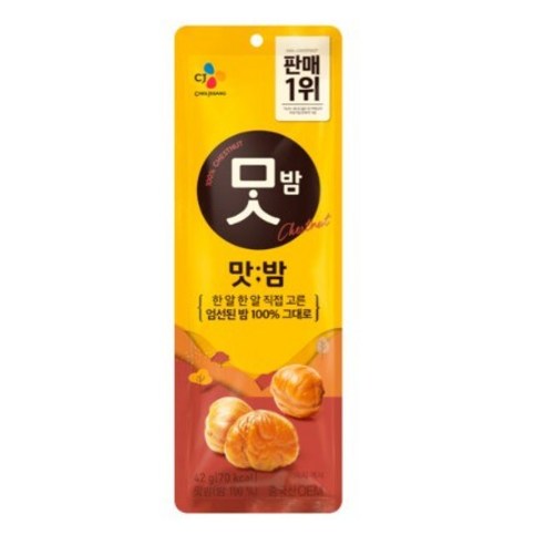 CJ제일제당 맛밤, 42g, 25개