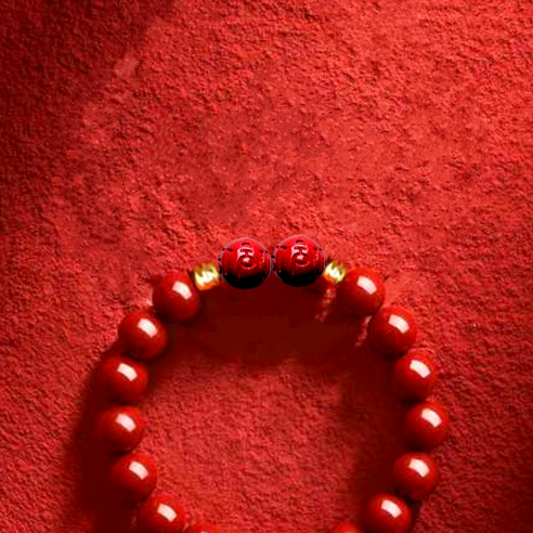 신성한 경면주사와 육자진언의 힘을 담은 경면주사 액막이 부적팔찌로 금전적 풍요와 안전한 삶을 누리세요.