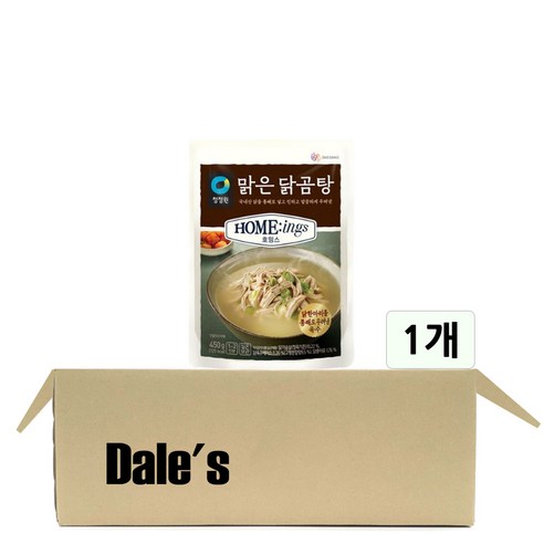 대상 청정원 호밍스 맑은 닭곰탕, 1개, 450g