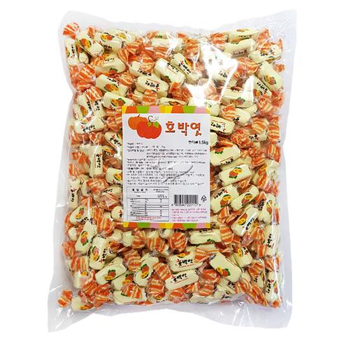 더식품 호박엿 벌크 1.5kg, 4개