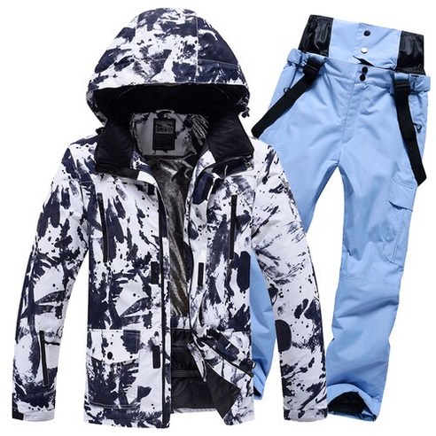 장비 숏 인라인 스키Ski Suit Men Skiing Jackets Winter Warm Windproof Waterproof Outdoor Sport Snow, 05 Style 05_04 XXL