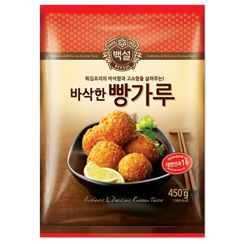 백설 바삭한빵가루, 450g, 1개