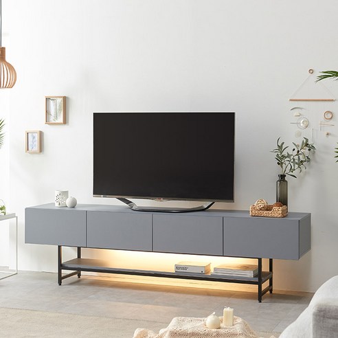 세련된 미니멀리즘과 내구성을 겸비한 라벨라F 테이시 2000 LED TV거실장