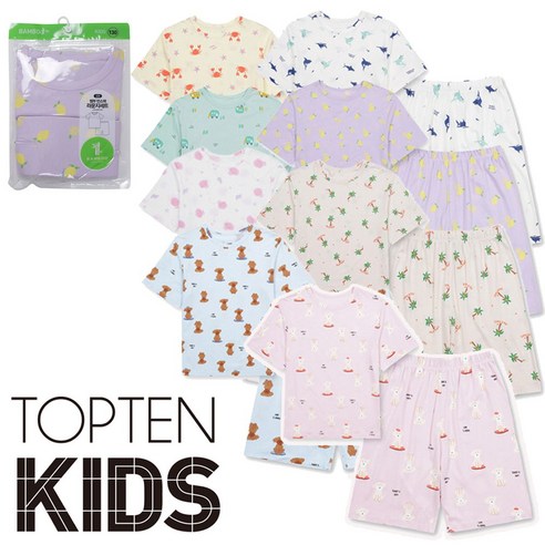 우리 아이 꿀잠 예약! 탑텐키즈 여름 잠옷, 왜 엄마들이 선택할까? 탑텐키즈내복