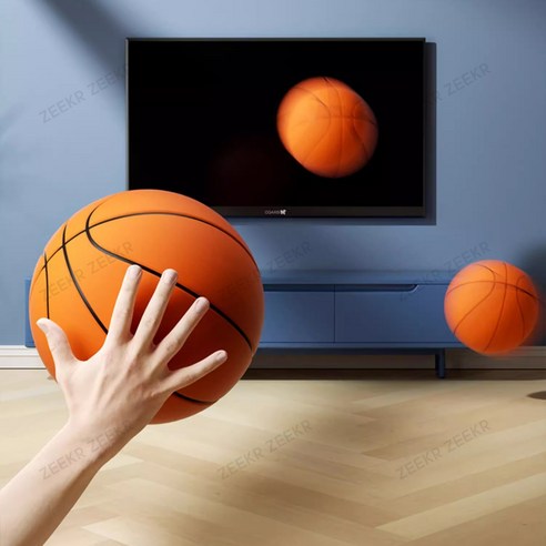실내에서 편안하게 즐기는 ZEEKR 무소음 농구공