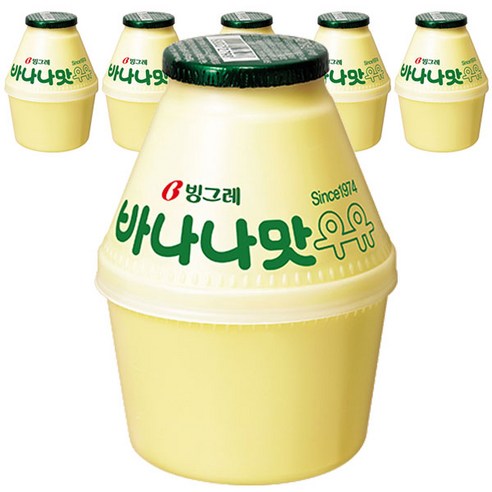 빙그레 바나나맛 우유, 240ml, 15개