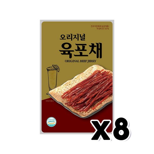 오리지널 육포채 안주간식 16g x 12개