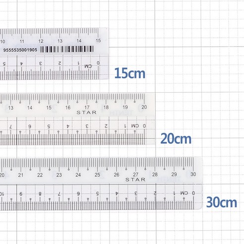 플라스틱 15센티 30센티 15센치 30센치자 구부러지는 휘어지는자, 사이즈, 30cm