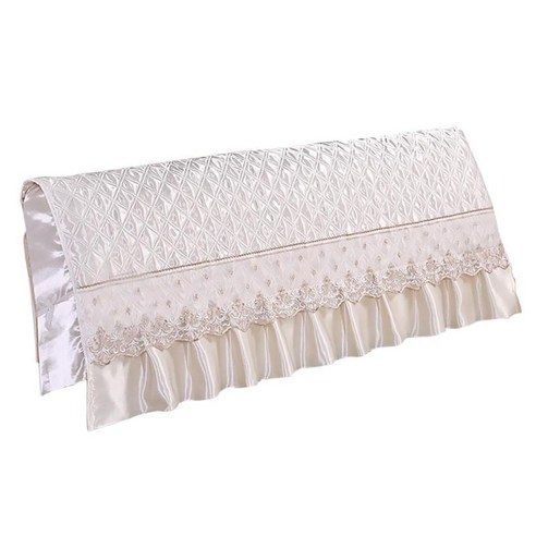 누비이불 머리 덮개를 가진 방진 침대 머리판 덮개 Slipcover 보호자 단색, 베이지, 설명