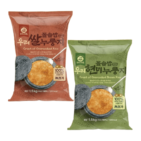 농부의선물 돌솥밥 우리쌀 누룽지 1.5kg (쌀/현미 선택)