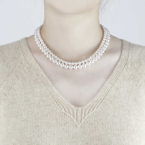 5521787 스와로브스키 SWAROVSKI Sparkling 목걸이 스와로브스키목걸이 10 비투쥬얼리 스와로브스키 순은 진주목걸이 4/6/8/10/12mm