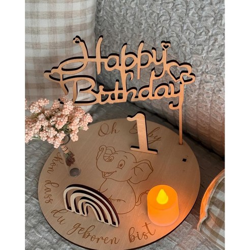 신생아 아기 우드토퍼 셀프촬영 우드 디데이 생일 50일 200일 100일 토끼띠 출산선물 우드 성장카드 촬영소품 디데이 베이비 나무숫자 셀프촬영소품 200일 여아 남아 산모 본아트, 100세트