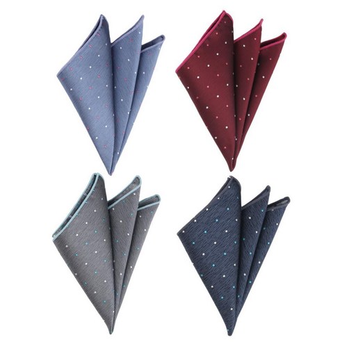 도트무늬 남자정장 포인트 행거칩 행커치프 포켓치프