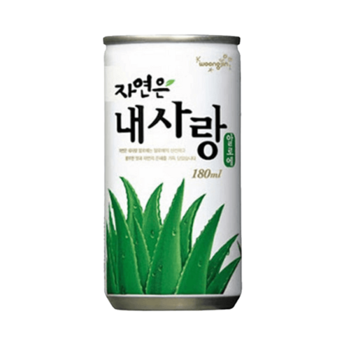 (웅진홀딩스 자연은 내사랑 알로에 (180ml x 30캔 자연은/내사랑/웅진홀딩스/알로에, 180ml, 30개