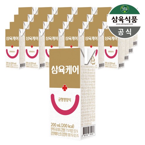 삼육케어 균형영양식, 200ml, 48개