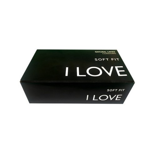I LOVE 라텍스 소프트 핏 초박형 콘돔 0.03, 100개입, 50개