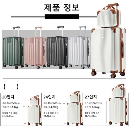 REGESY 캐리어 2종 세트: 압도적인 가성비로 완성하는 2024년 여행의 동반자