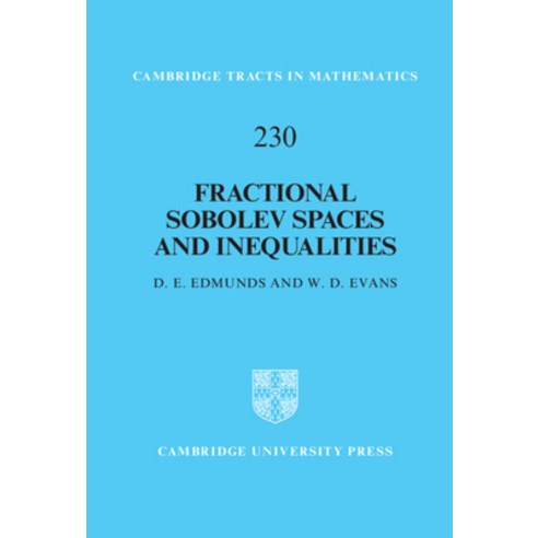 (영문도서) Fractional Sobolev Spaces and Inequalities Hardcover, Cambridge University Press, English, 9781009254632