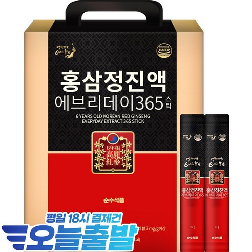 순수식품 홍삼정진액 에브리데이 365 스틱, 10g, 100개 Best Top5