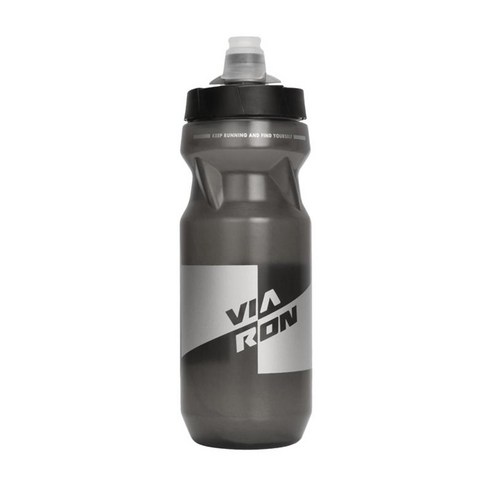 650ml 스퀴즈 PP 스포츠 물병 자전거 스퀴즈 병 운동용 산악 자전거 경량, 회색, {"사이즈":"높이 208mm"}, {"수건소재":"PP 실리콘"}