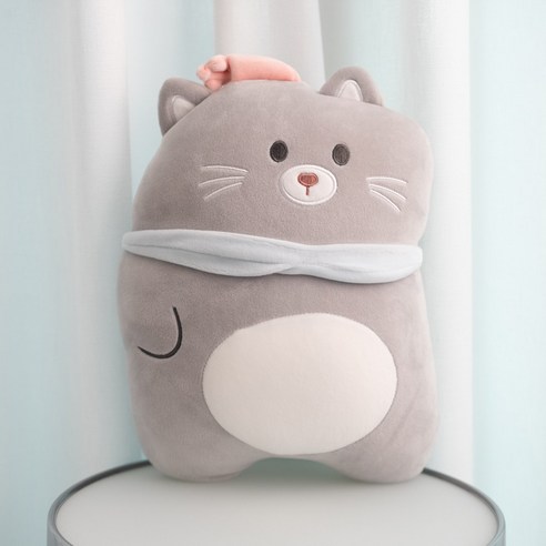 다양한 용도로 사용할 수 있는 편안하고 스타일리시한 리버시블 애니멀 쿠션