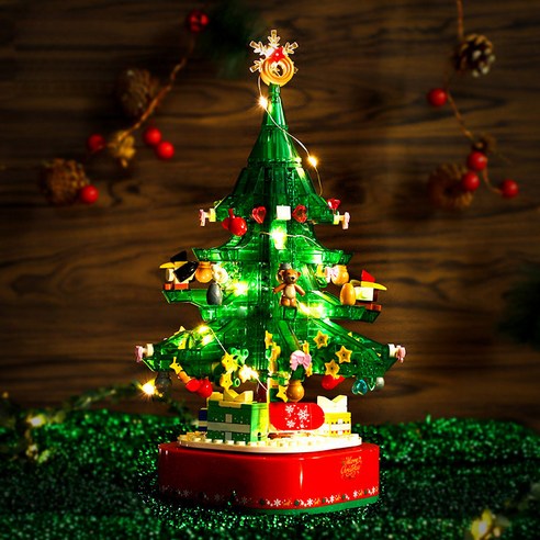 놓치기 아까운 블럭팜 크리스마스 트리 산타 눈사람 오르골 셈보블럭 장난감 선물 목록 솔직구매평 장점 비용 정보