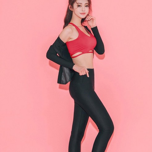 헤링본 여자 워터레깅스 수영복 래쉬가드팬츠 하이웨스트 비치웨어 R512