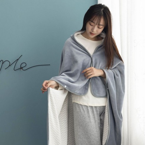 MIRTS 소파 담요 낮잠 숄, 회색
