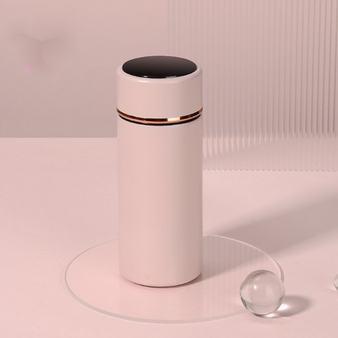 MIRTS 보온병 추천 예쁜머그컵, 핑크, 280ML
