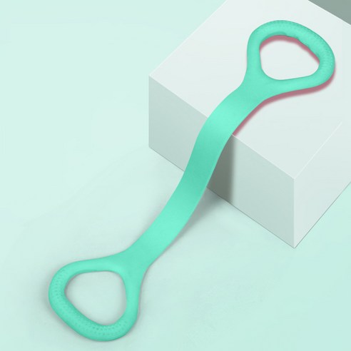 원웨이 탄성 튜빙 밴드 른력 운동 홈트 풀업 고무 스트레칭 루프, 2개, 민트