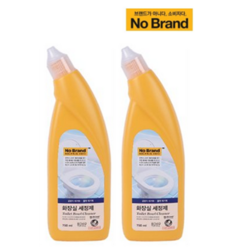 노브랜드 화장실 세정제 750ml x 3개 곰팡이/락스