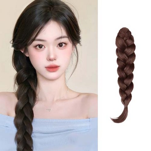 3분 만에 완성하는 청순 트윈테일! 똥손도 금손 되는 마법 땋은머리가발