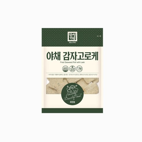 한성기업 야채감자고로케 1KG 냉동, 1개