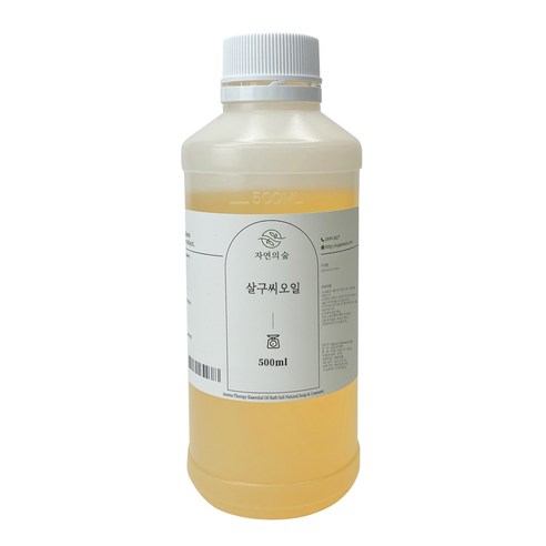 자연의숲 살구씨오일 500ml~1L 살구씨기름 천연식물성보습오일 수제나라 바디 페이스 헤어마사지 천연화장품 천연비누 원료, 500ml, 1개