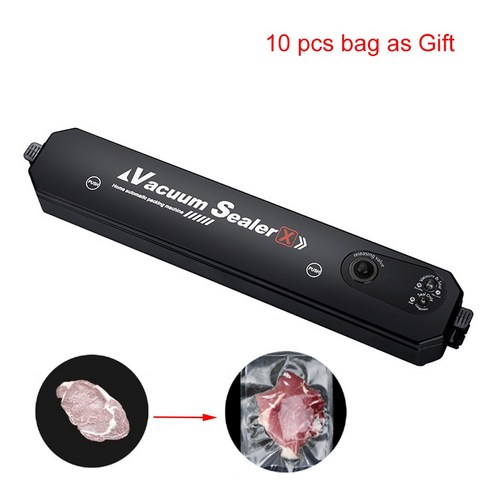 업소용진공포장기 진공압축기 비닐밀봉기 수비드 진공 포장기 식품 보관용 실러 새로운 포장용 백 가방, 01 Black_01 EU 플러그_01 220V