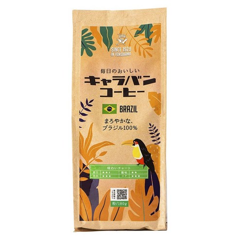 카라반커피 부드러운 브라질, 3개, 180g, 분쇄커피