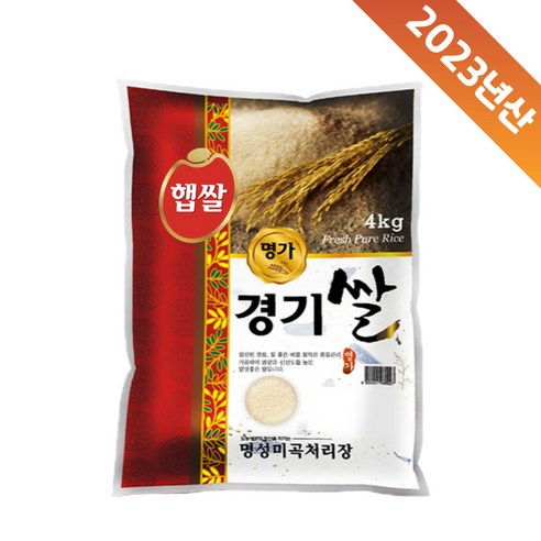 밥맛좋은 명성쌀 23년산 특등급  4kg, 1개
