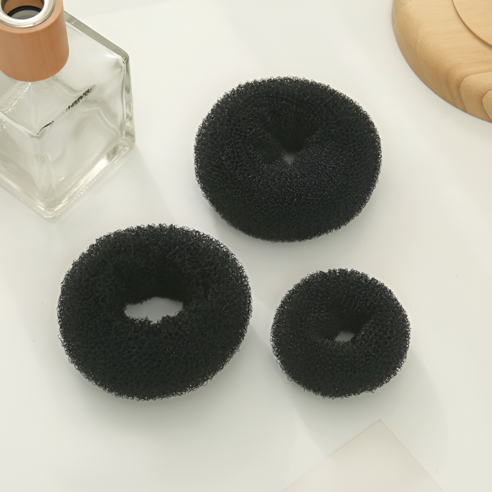 아침마다 5분 더 자게 해준 봄별 도넛 스펀지 당고머리 똥머리밴드