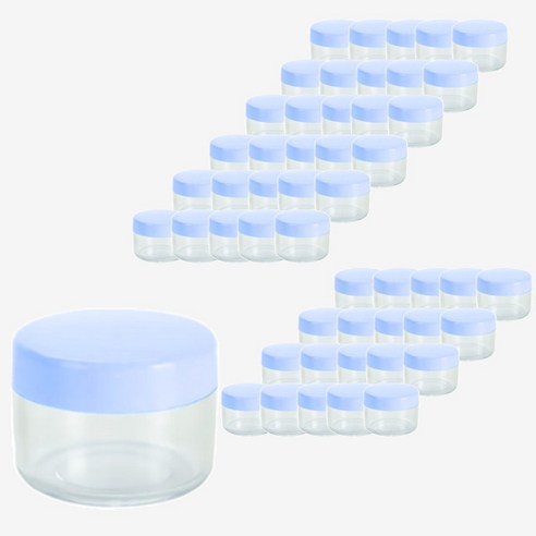 27리빙 화장품용기 크림 공병, 50개, 10g 블루