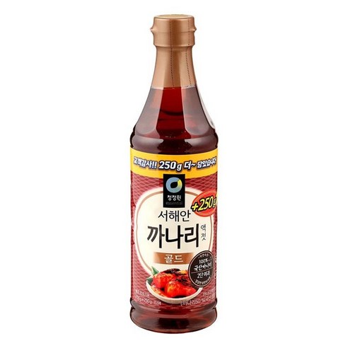 서해안까나리액젓골드 750G+250G/대상(주), 250g, 1개